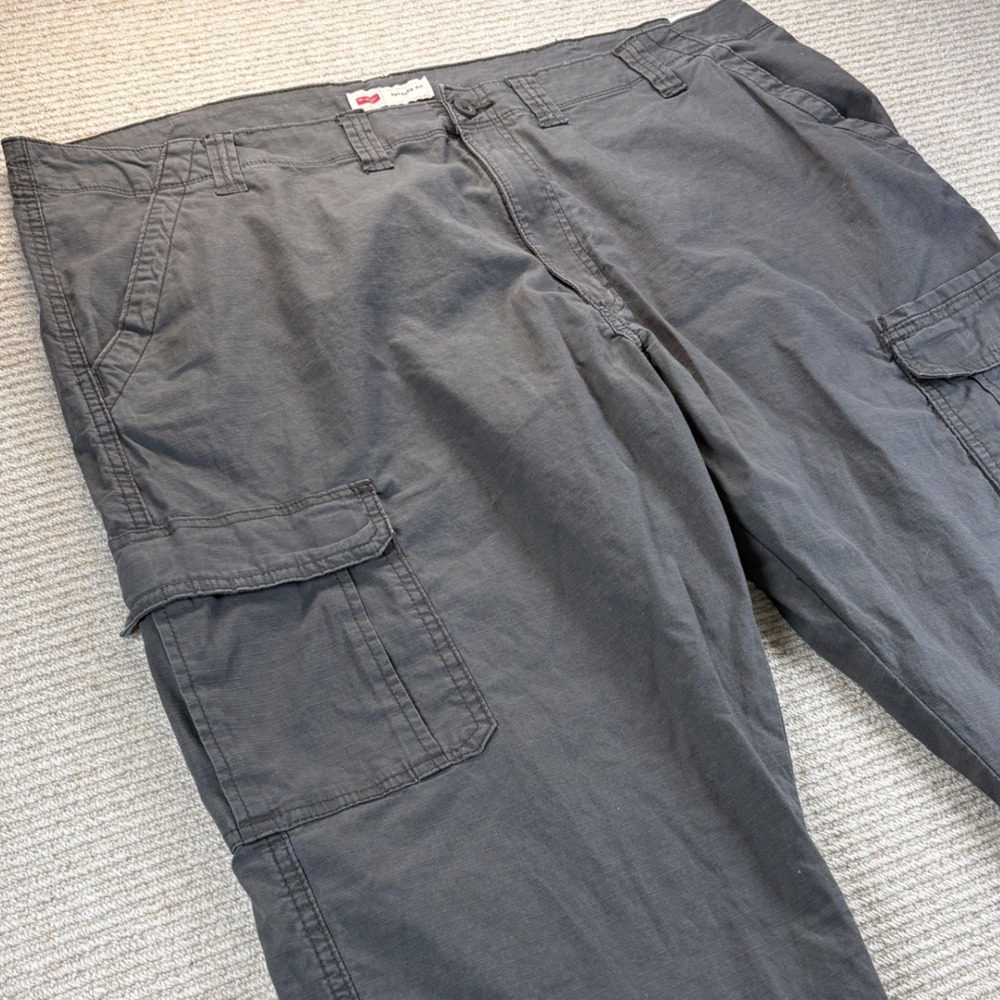 Wrangler Cargo Pants Mens‎ 44x32 Gray Relaxed Fit Utility Gorpcore Workwear - Picture 11 of 11